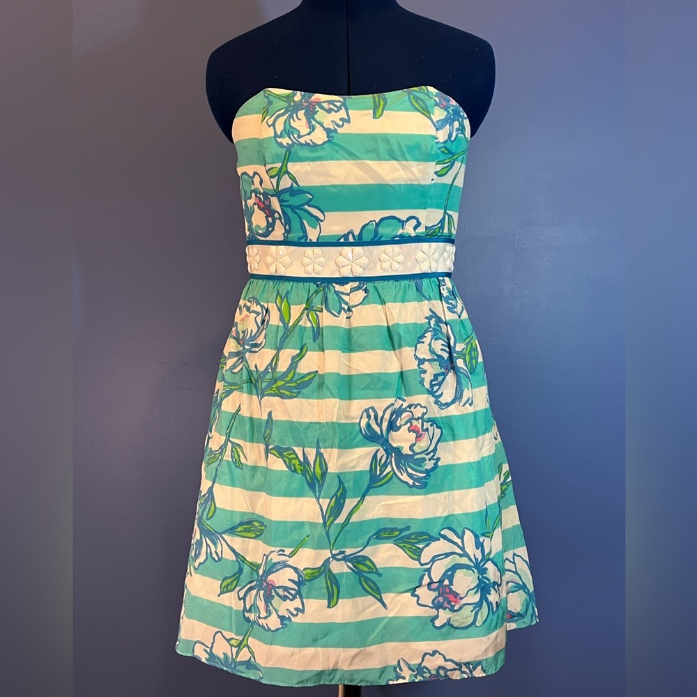 New with tags Lilly Pulitzer strapless dress Size 4